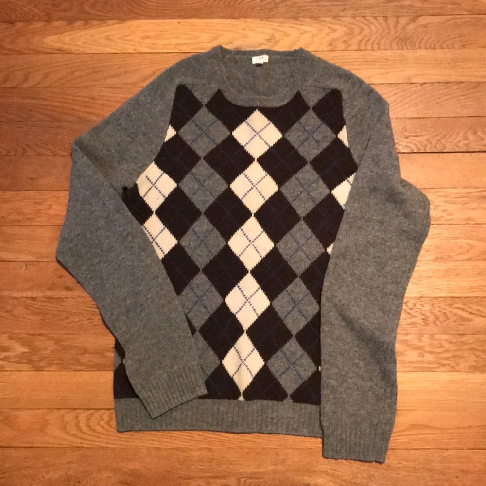 J.Crew Argyle Sweater